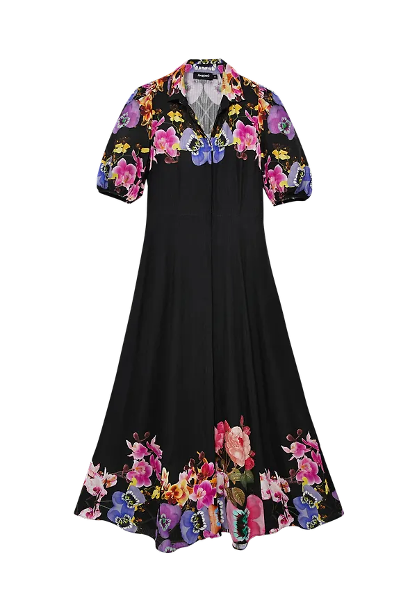 Desigual - Maxiklänning Vest_Grenoble - Svart