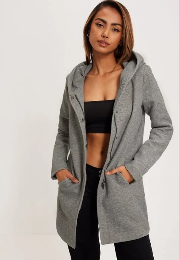 Only onlSEDONA Light Coat Otw Noos Kappor Ljus Grå