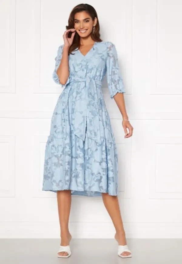 SELECTED FEMME Sadie 3/4 Midi Dress Cashmere Blue 34