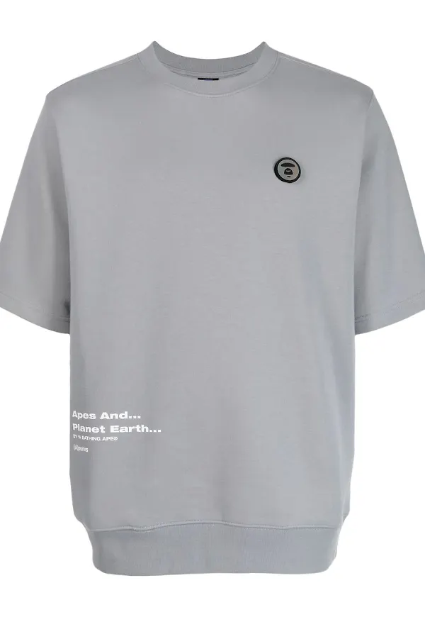 AAPE BY *A BATHING APE® AAPE Team t-shirt med grafiskt tryck - Grå