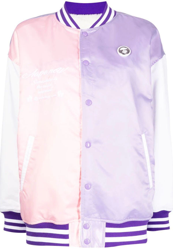 AAPE BY *A BATHING APE® bomberjacka med färg - Rosa