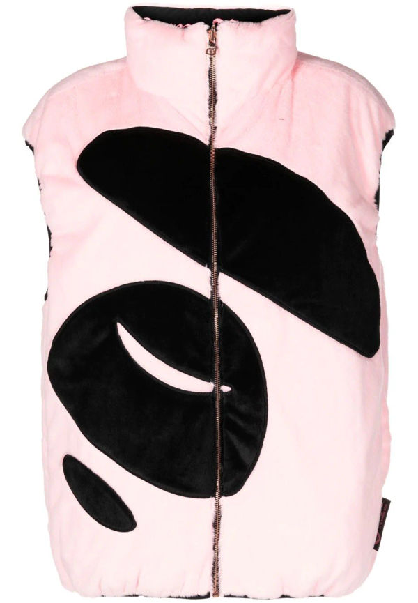 AAPE BY *A BATHING APE® väst med abstrakt tryck - Rosa