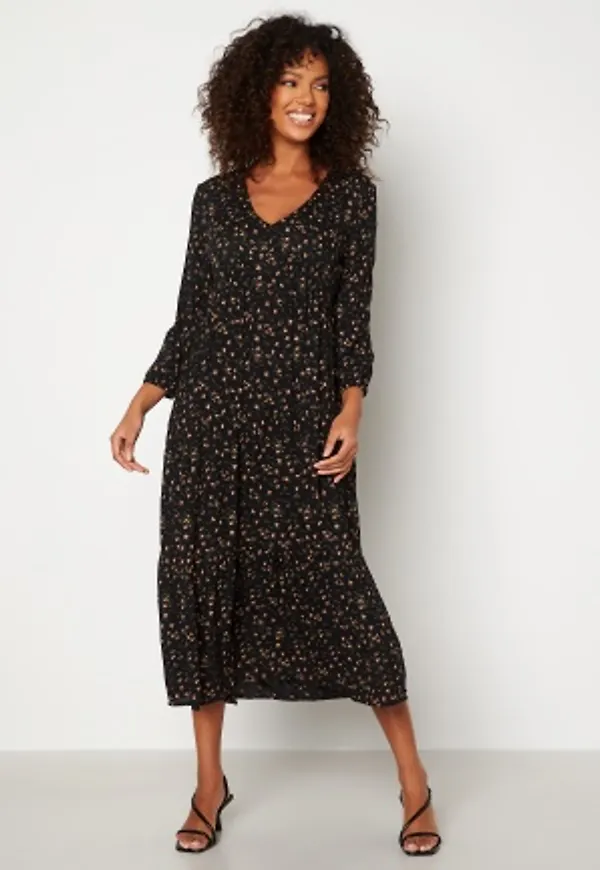 Happy Holly Bianka dress Black / Patterned 36/38