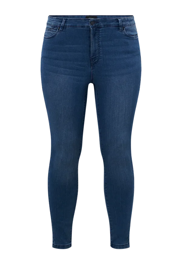 Vero Moda Curve - Jeggings vmLudy Slim MB Jegging K Curve - Blå