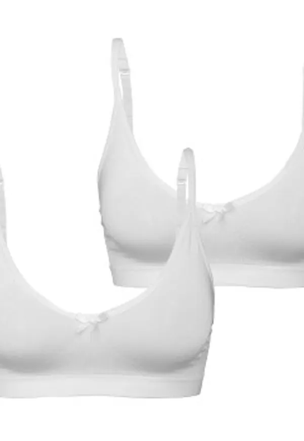 Abecita BH 2P Little Wonder Seamless Top Vit polyamid One Size Dam
