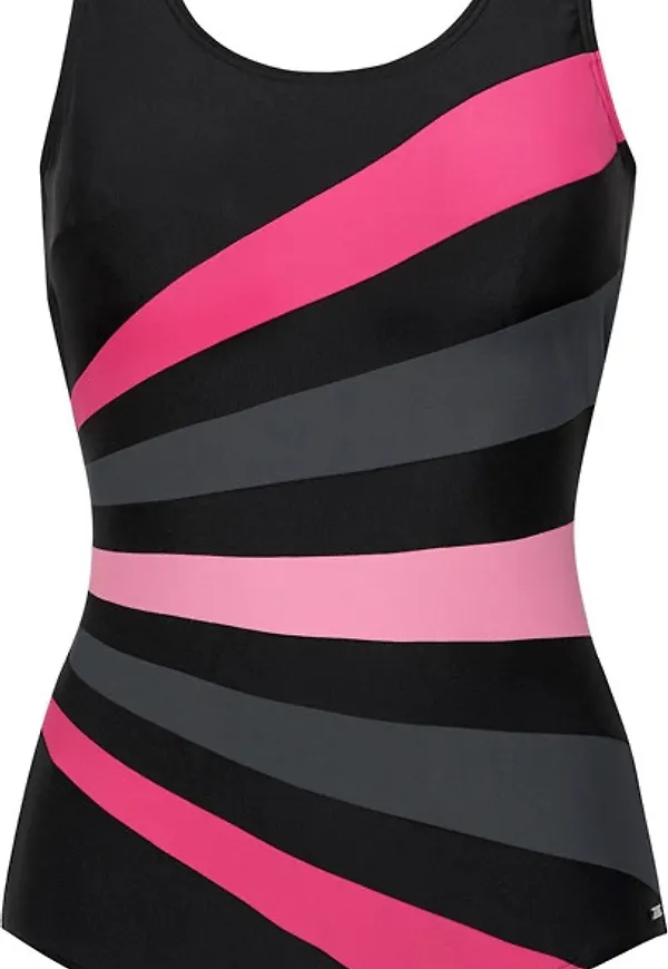 Abecita Women's Action Swimsuit Black/Pink