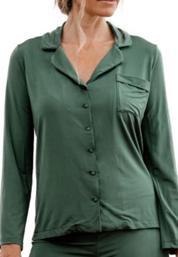 Abelle Christine Shirt Grön viskos X-Small Dam