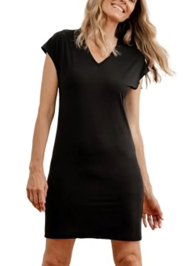 Abelle Sevim Dress Svart viskos X-Small Dam