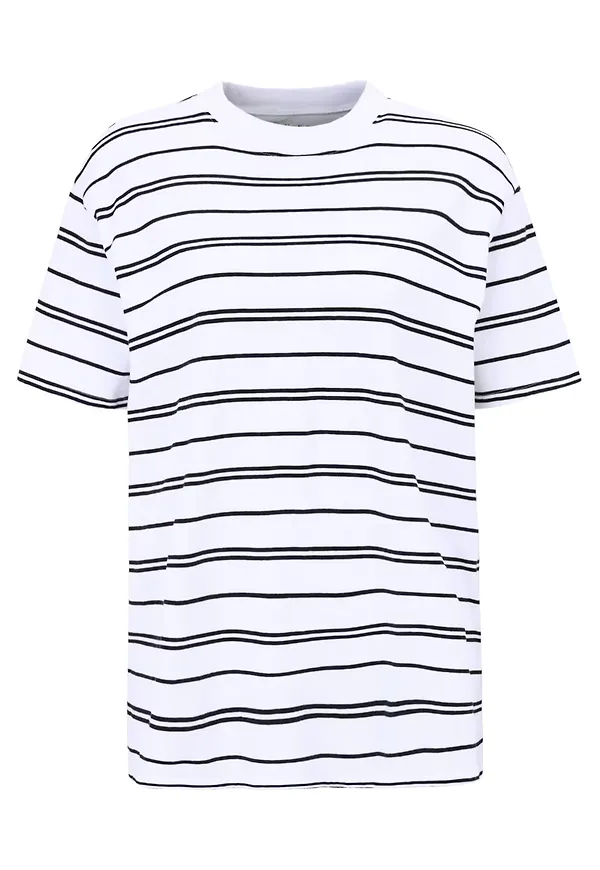 Abercrombie & Fitch T-shirt svart / vit