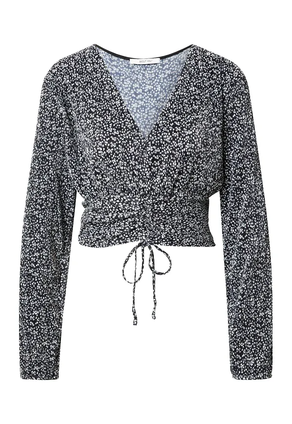 ABOUT YOU Blus 'Ela' svart / vit