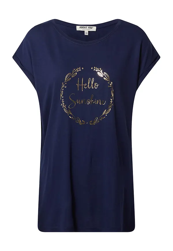 ABOUT YOU T-shirt 'Tabea ' marinblå