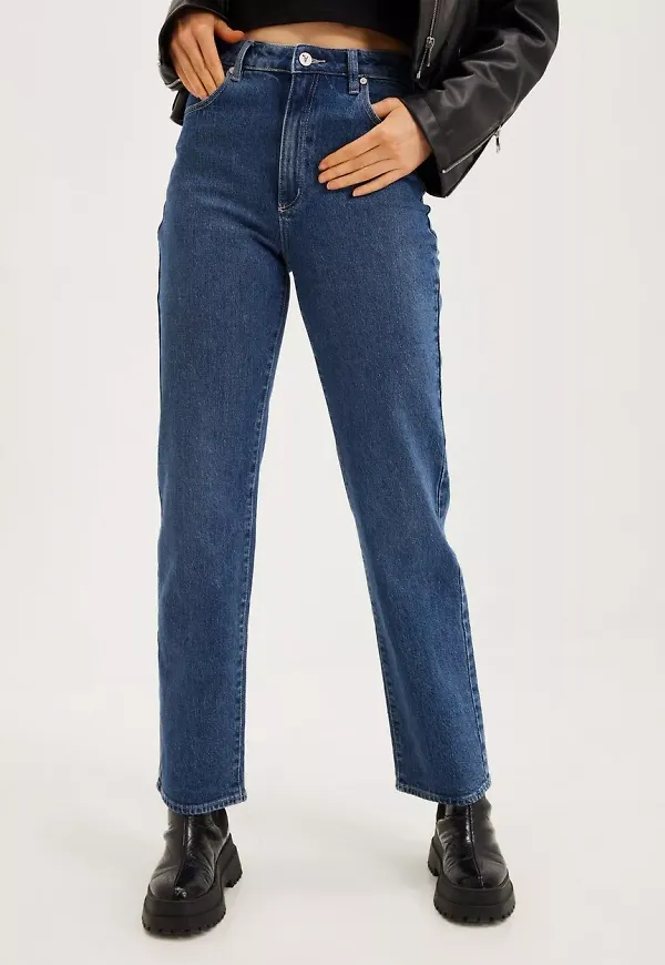 Abrand Jeans - High waisted jeans - Indigo - A 94 High Straight - Jeans
