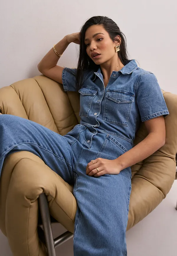Abrand Jeans - Blå - Coverall Ada