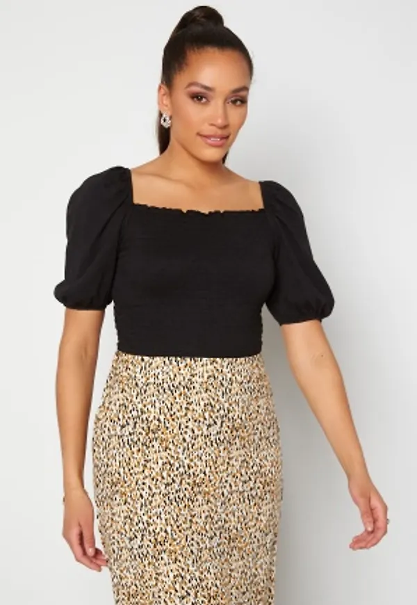 ONLY Nalena 2/4 Puff Smock Top black XL