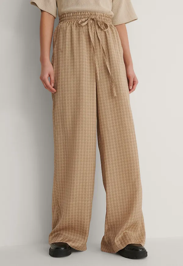NA-KD Reborn Palazzobyxor - Beige