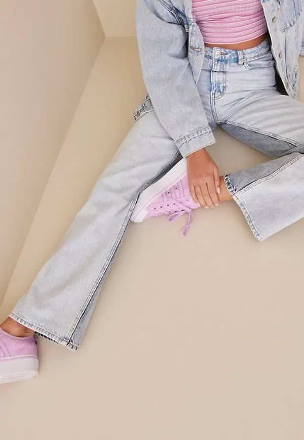 Only Onlcamille Life Ex Hw Two t Wide Dn High waisted jeans