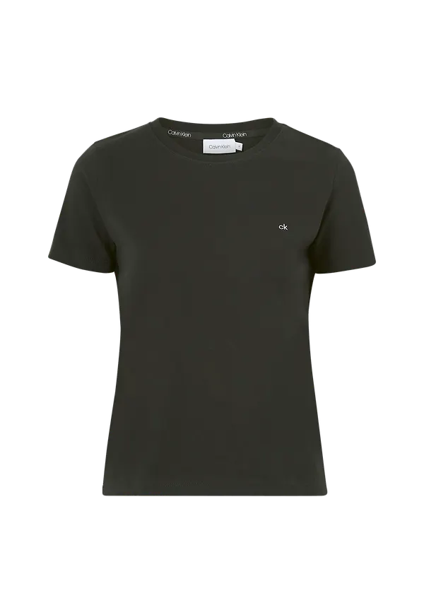 Calvin Klein - Topp Small CK C-Neck Top - Svart