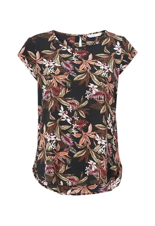 Only - Topp onlNova Lux S/S Top - Svart