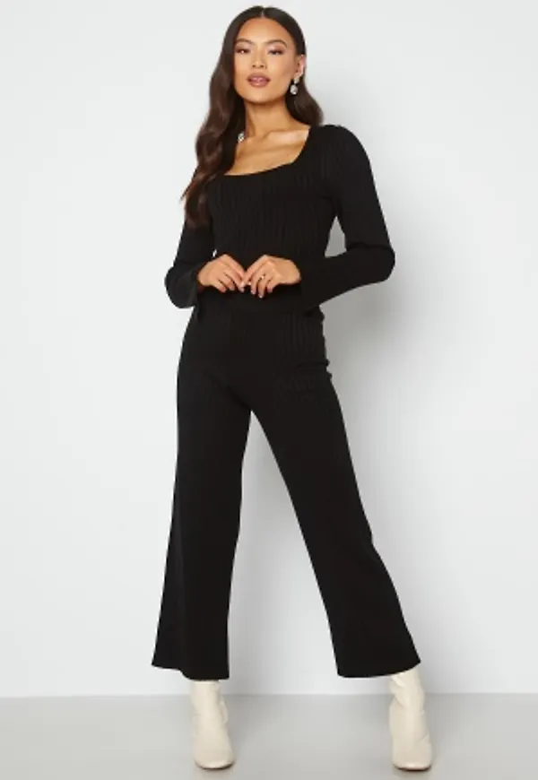 BUBBLEROOM Noemi knitted set Black L
