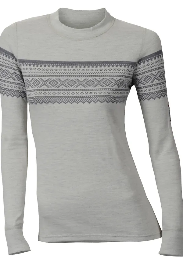 Aclima De Marius Crew Neck Woman Gråfjell