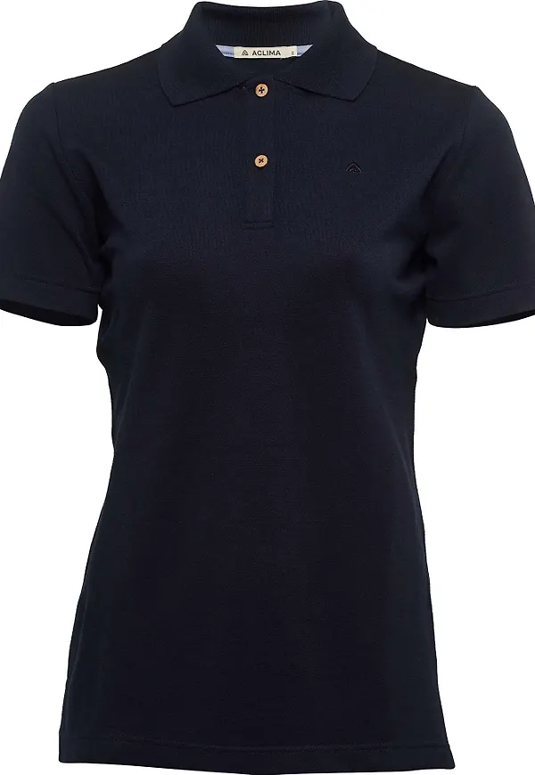 Aclima LeisureWool Pique Shirt Woman Navy Blazer