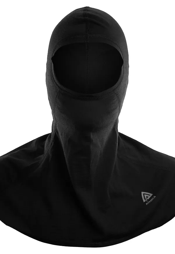 Aclima LightWool Balaclava Jet Black