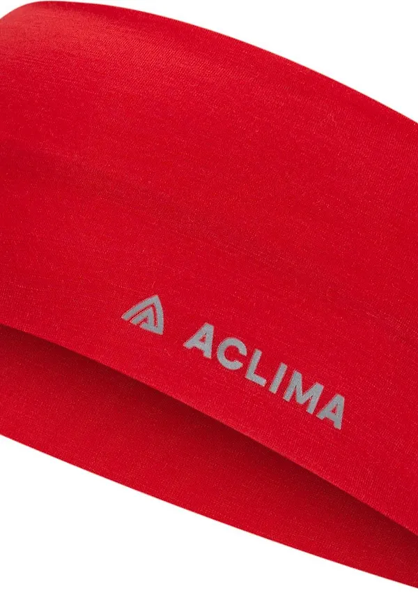 Aclima LightWool Headband Barbados Cherry