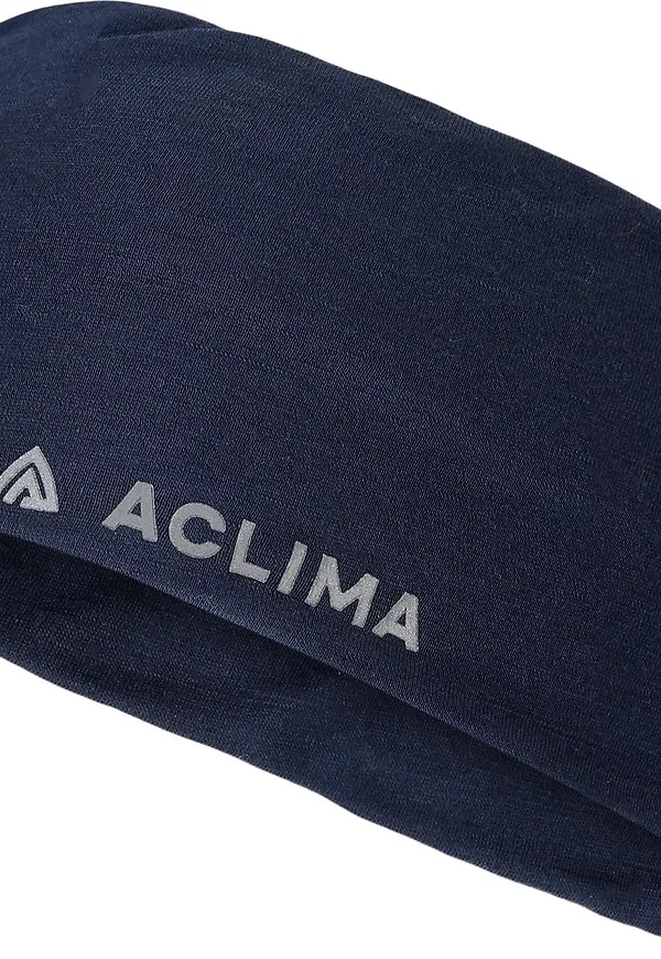 Aclima LightWool Headband Navy Blazer