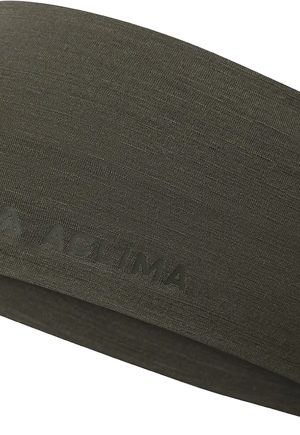 Aclima LightWool Headband Tarmac