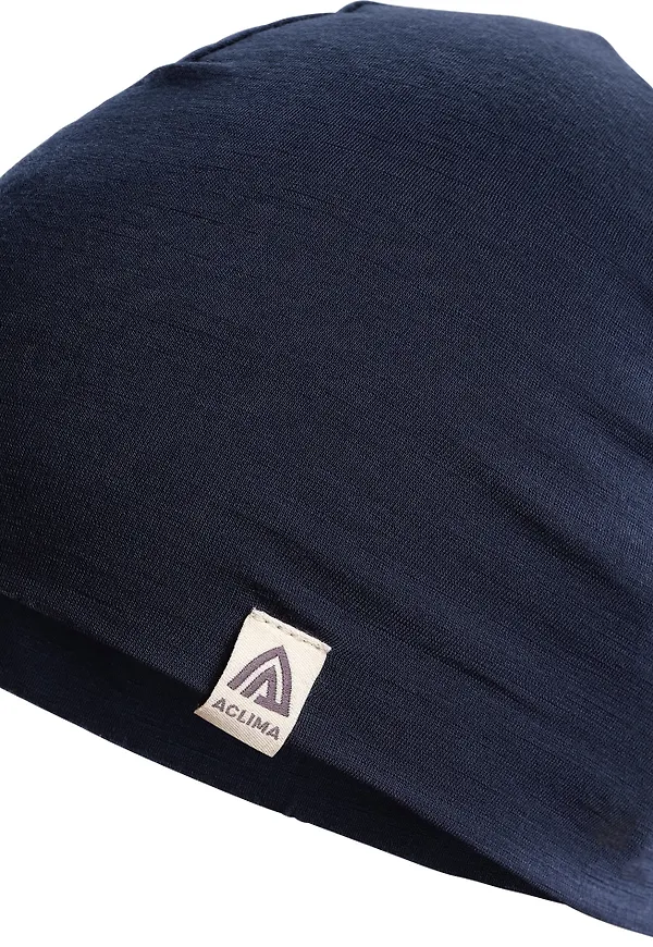 Aclima LightWool Relaxed Beanie Navy Blazer