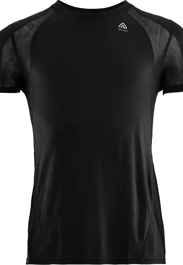 Aclima Men's LightWool 140 Sports T-shirt Jet Black