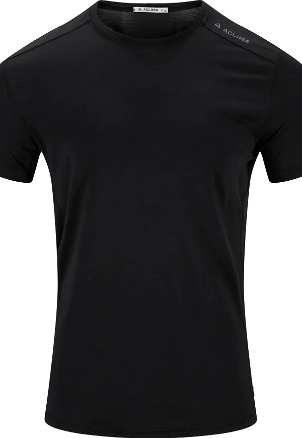 Aclima Men's Lightwool 140 Trail Tee Jet Black