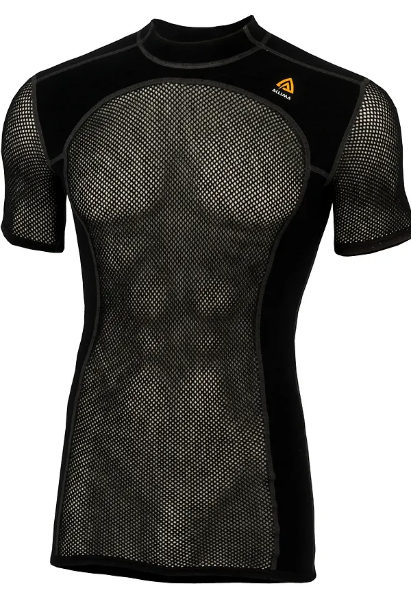 Aclima Men's Woolnet T-Shirt Jet Black