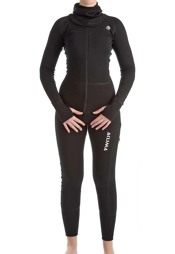 Aclima Women's Warmwool Overall Jet Black