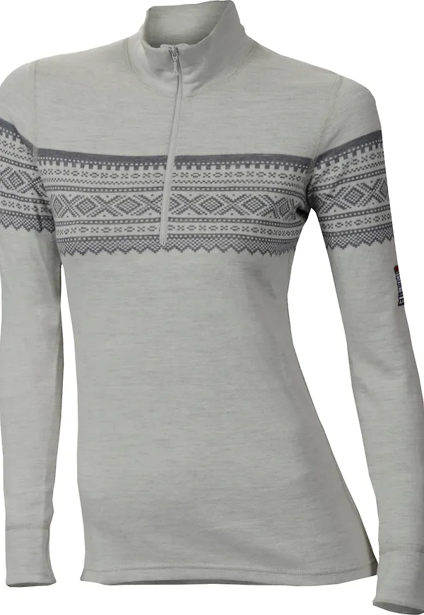 Aclima Women's DesignWool Marius Mockneck Gråfjell