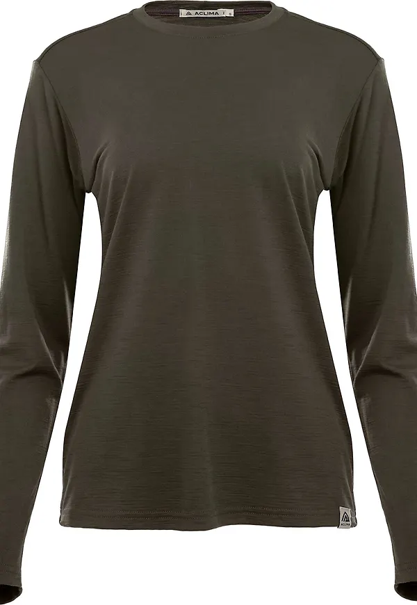 Aclima Women's LightWool 180 Crewneck Tarmac