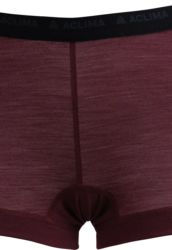 Aclima Women's LightWool Hipster Zinfandel