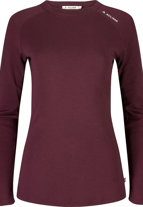 Aclima Women's WarmWool Crewneck Fig