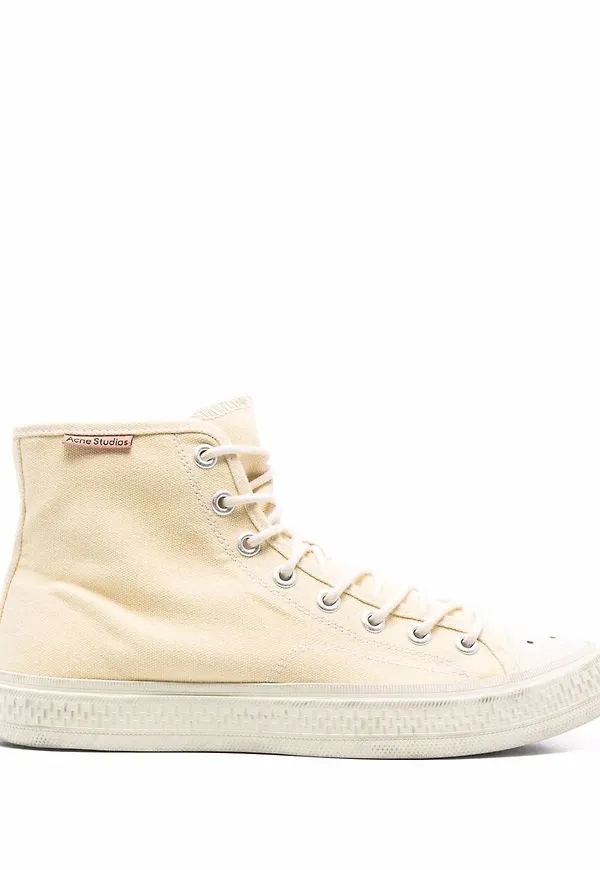 Acne Studios Ballow höga sneakers - Gul