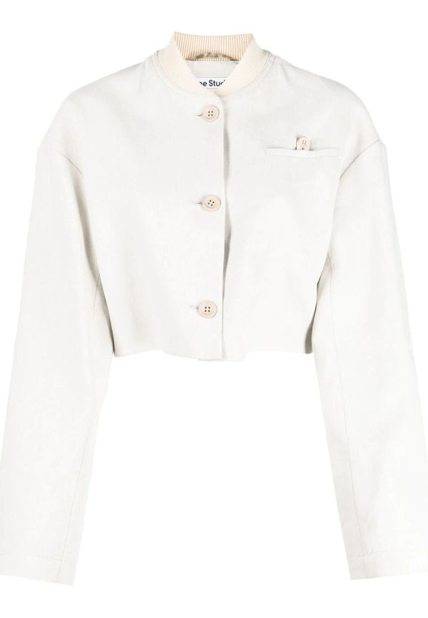 Acne Studios beskuren bomberjacka - Neutral