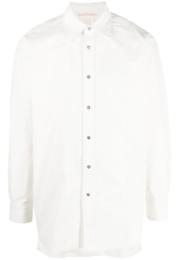 Acne Studios bomullsskjorta - Vit
