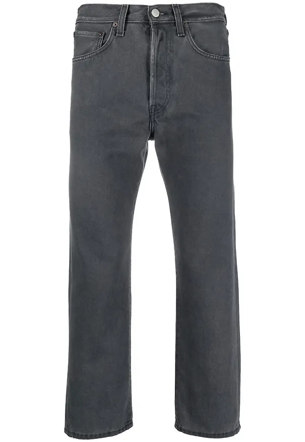 Acne Studios croppade jeans - Grå