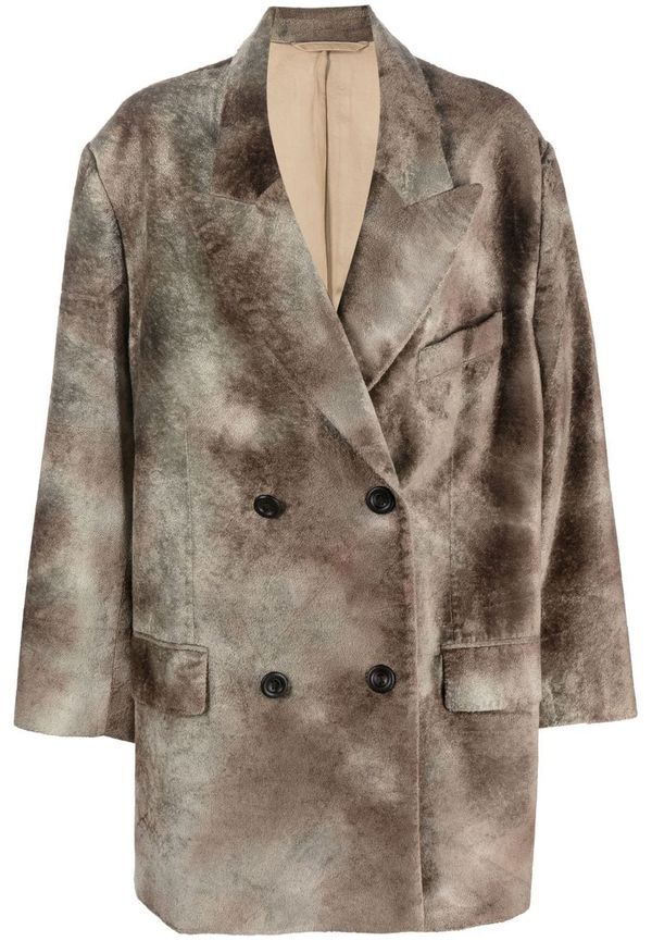 Acne Studios dubbelknäppt finkappa - Neutral