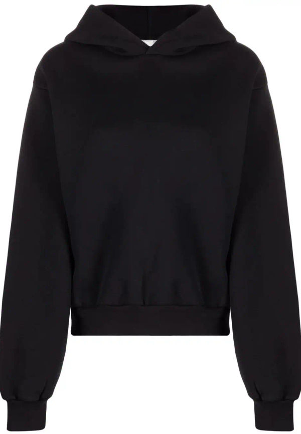 Acne Studios enfärgad hoodie i oversize-modell - Svart