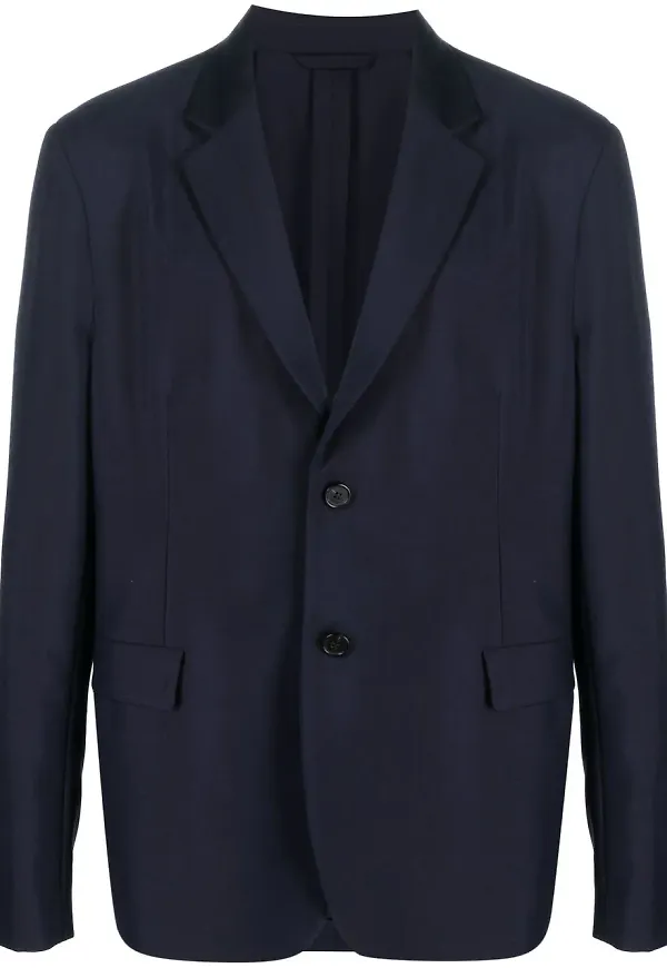 Acne Studios enkelknäppt blazer - Blå