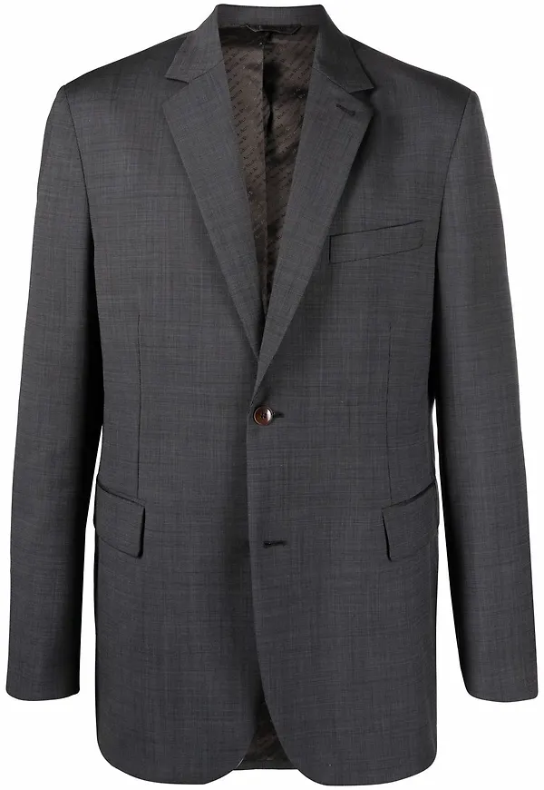 Acne Studios enkelknäppt blazer - Grå