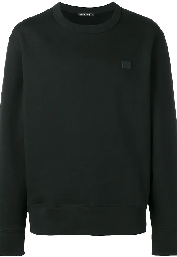 Acne Studios Fairview Face hoodie - Svart