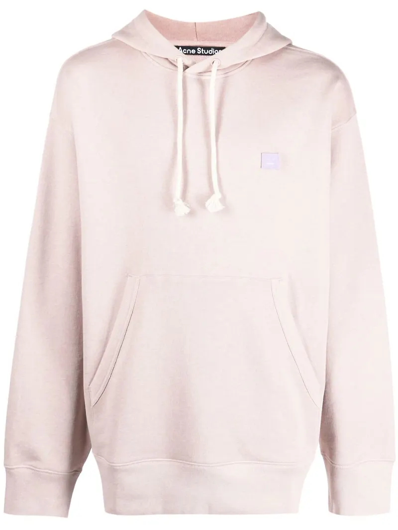 Acne Studios hoodie med märke - Lila