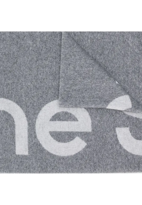 Acne Studios intarsiastickad halsduk - Grå