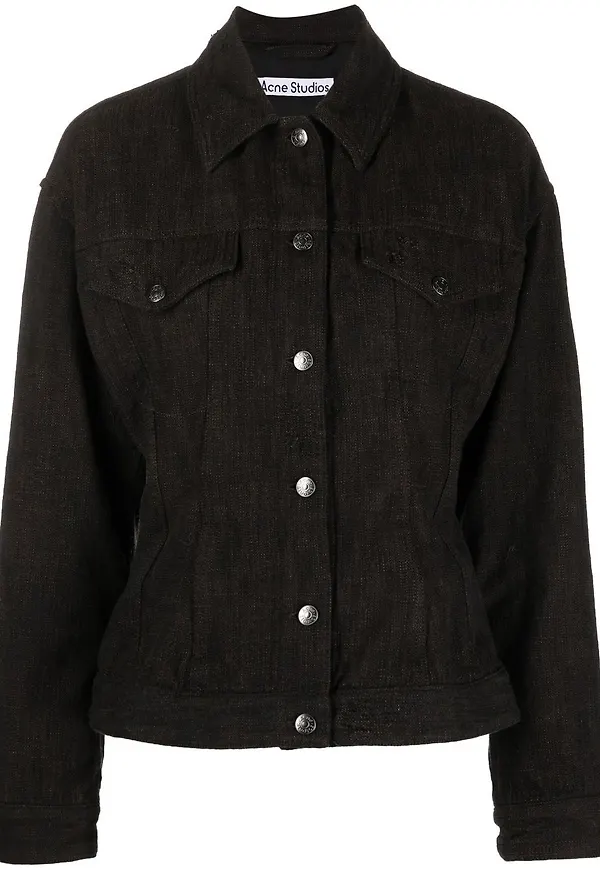 Acne Studios jeansjacka i ullblandning - Grå